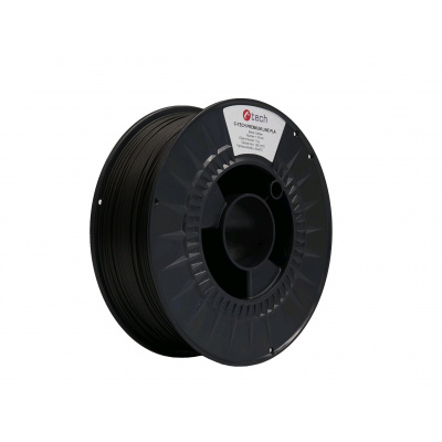 C-Tech 3DF-P-PLA1.75-CRB 3D filament, PREMIUM LINE, PLA, 1,75mm, 1000g, Czarny węglowy (Carbon)