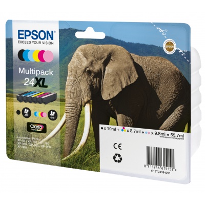 Epson 24XL T2438 C13T24384011 kolorowa (CMYK) multipack tusz oryginalna