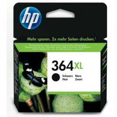 HP tusz oryginalna blistr, CN684EE#301, No.364XL, black, 550 stron, 18ml, HP Photosmart e-All-in-One