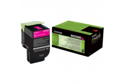Lexmark 80C2XME purpurowy (magenta) toner oryginalny
