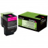 Lexmark 80C2XME purpurowy (magenta) toner oryginalny