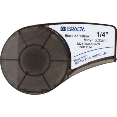 Brady M21-250-595-YL / 139745, taśma winylowa, 6.35 mm x 6.40 m