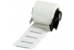 Brady M6-30-423-INSP / 173805, 38.10 mm, Polyester, czarny druk / biały podkład