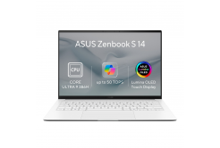 ASUS Zenbook S14 OLED/UX5406AA-OLED431XZ/U9-386H/14"/2880x1800/T/32GB/1TB/Intel int/W11P/Biały/2R