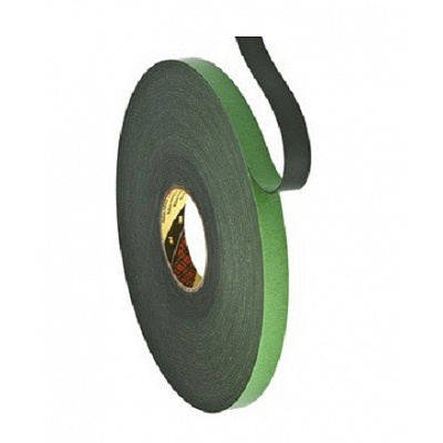 3M 9508B Montażowa piankowa taśma dwustronna, czarna 19 mm x 66 m