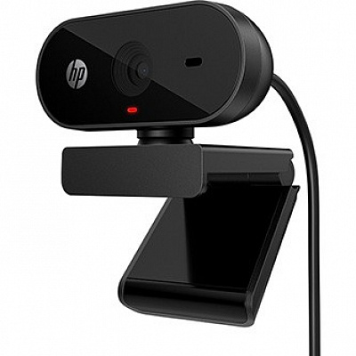 HP 320 FHD Full HD kamera internetowa, czarny 1920x1080, USB-A, Windows 10 i wyższy, długość kabla 1.5 m