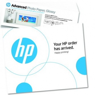 HP Photo Paper Advanced 49V51A, 250 g/m2, 4x12", 10x30,5cm, 10szt., błyszczący, atramentowy, biały, papier fotograficzny