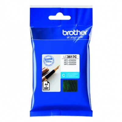 Brother LC-3617C błękitny (cyan) tusz oryginalna