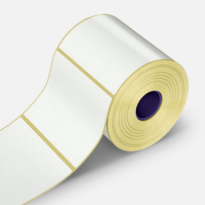 Samoprzylepne etykiety 40x28 mm, 2000 szt., papier dla TTR, rolka
