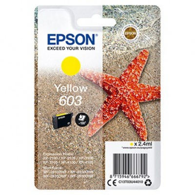 Epson 603 C13T03U44010 żółty (yellow) tusz oryginalna
