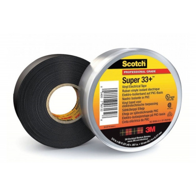 3M 33 Scotch Super Taśma izolacyjna, 38 mm x 33 m, czarny