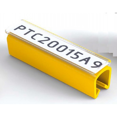 Partex PTC20021A4, żółty, 200 szt., (3-4mm), PTC oznaczniki nasuwane na etykietę