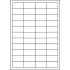 Samoprzylepne etykiety 48,5 x 25,4 mm, 44 etykiet, A4, 100 arkuszy