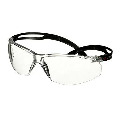 3M Okulary SecureFit 500 Okulary ochronne, czarna oprawka, przezroczysta szybka SF501AF-BLK-EU (AS/AF)