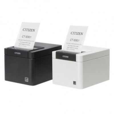 Citizen CT-E601 CTE601XNEBX, USB, 8 dots/mm (203 dpi), cutter, black