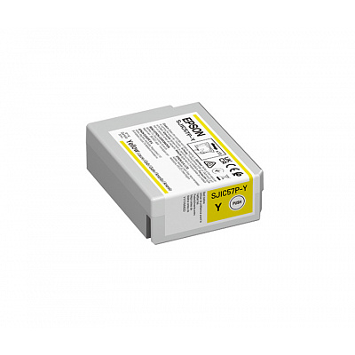 Epson SJIC57P-Y C13T58J440 do ColorWorks, żółty (yellow) oryginalny wkład