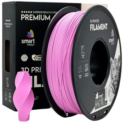 Smart Print FG-S48-E1, 3D filament, PLA+, 1,75mm, 1000g, Różowy (New pink)