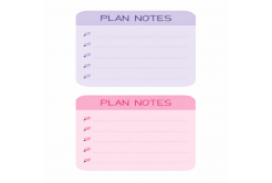 Niimbot A2A88398001, 50x75mm, 100szt., lista zadań, kolorowe etykiety samoprzylepne