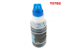 Epson T07D2, C13T07D24A błękitny (cyan) tusz zamiennik