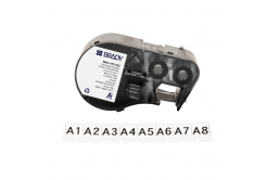 Brady M4C-475-422 / 170731, 12.07 mm x 7.62 m, Poliester, czarny druk / biały podkład