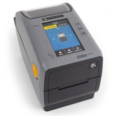 Zebra ZD611 ZD6A122-T1EB02EZ TT, 8 dots/mm (203 dpi), drukarka etykiet, EPLII, ZPLII, USB, BT, Ethernet, Wi-Fi, moduł odklejania, black (następca GC420t)