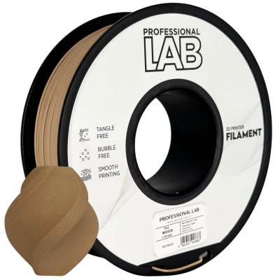 Professional Lab FG-P44-E1, 3D filament, PLA Wood, 1,75mm, 1000g, Brązowy (Brown)