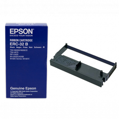 Epson ERC 32 C43S015371, czarny, taśma barwiąca oryginalna