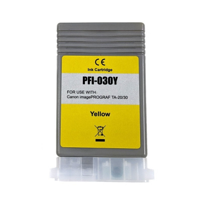 Canon PFI-030Y, 3492C001 żółty (yellow) tusz zamiennik