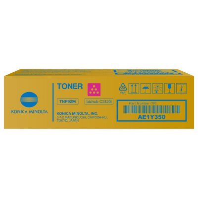 Konica Minolta TNP-92M AE1Y350 purpurowy (magenta) toner oryginalny