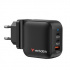Verbatim GaN 32229, podróżna ładowarka sieciowa, USB 3.0, USB C, szary, 70W, wymienne widelce C,G,A