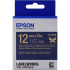 Epson LabelWorks LK-4HKK C53S654002 12mm x 5m, złoty druk / niebieski podkład, taśma tekstylna, taśma oryginalna