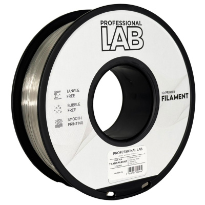 Professional Lab FG-P96-E1, 3D filament, PLA Silk, 1,75mm, 1000g, Przezroczysty (Transparent)