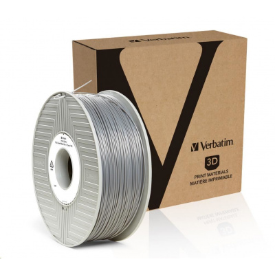 Verbatim 55319 (55275) 3D filament, PLA, 1,75mm, 1000g, Srebrny (Silver/Metal grey)
