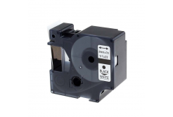 Taśma zamiennik Dymo 53713, S0720930, 24mm x 7m, czarny druk / biały podkład
