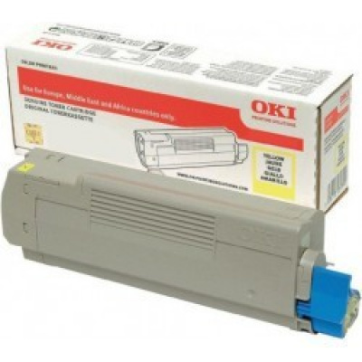 OKI 46490605 żółty (yellow) toner oryginalny