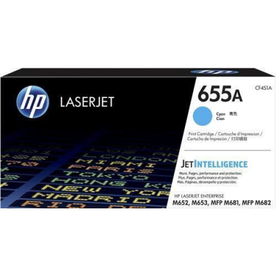 HP CF451A 655A błękitny (cyan) toner oryginalny