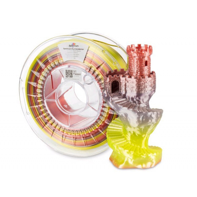 Spectrum 81020 3D filament, PLA Silk Rainbow, 1,75mm, 1000g, Wielokolorowy (Earth blend)