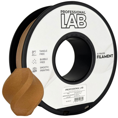 Professional Lab FG-P45-E1, 3D filament, PLA Wood, 1,75mm, 1000g, Brązowy (Black walnut)