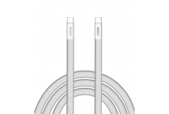 VERBATIM Kabel Sync & Charge SoftTouch USB-C, 100W, 120cm, bílá