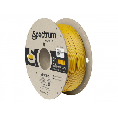 Spectrum 80596 3D filament, r-PETG, 1,75mm, 1000g, Żółty (Signal yellow)