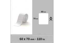 Niimbot etykiety T A2A28228501, 60x70mm 110szt. Biały dla B3S