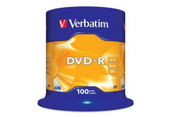 VERBATIM DVD-R(100-Pack)Spindle/General Retail/16x/4.7GB