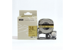 Epson LC-SM24ZW, 24mm x 8m, czarny druk / złoty podkład, taśma zamiennik