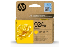 HP 924e 4K0U9NE#CE1 żółty (yellow) tusz oryginalna, po upływie terminu ważności