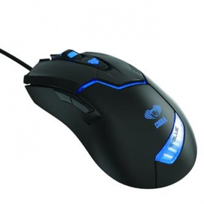 E-blue Mysz Cobra 622 EMS622BKAA-IU, 1600DPI, optyczna, 6 przycisków, przewodowy USB, czarny