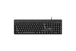 Genius KB-116, klávesnice CZ/SK, klasická, voděodolná typ drátová (USB), černá, ne