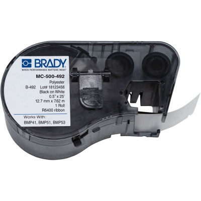 Brady MC-500-492 / 143319, FreezerBondz Labelmaker Tape, 12.70 mm x 7.62 m