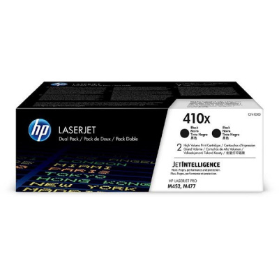 HP 410X CF410XD 2ks czarny (black) toner oryginalny