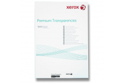 Xerox, fólie, transparentní, A4, 100 mic. 100 szt., pro černobiały kopírování a laserový tisk,