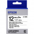 Epson LabelWorks LK-4WBB C53S654023 12mm x 9m, czarny druk / biały podkład, matowa, taśma oryginalna